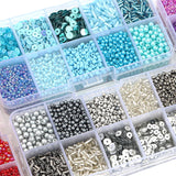 Glass Seed Beads Czech Charm Spacer Glass Beads for Jewelry Making Rings DIY