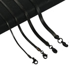 Stainless Steel Flat Blade Chain Necklace Men Women High Chain Jewelry Gift