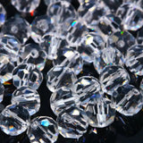 32Faceted Ball Crystal Glass Round Spacer Beads for DIY Crafts