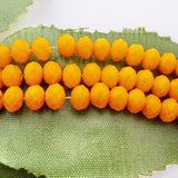 Lemon Yellow Pink Red Purple Rondelle Glass Beads - 5040 Crystal - 2-14mm