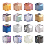 2-10MM Austrian Glass Square Beads DIY Jewelry Making Crystal Spacer Cube