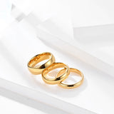 Classic IP Plating Wedding Engagement Ring Couple Tungsten