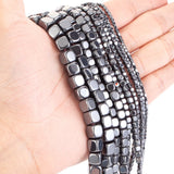 2/3/4/6/8mm Hematite Cube Beads for Jewelry Making