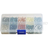 Czech Crystal Glass Bicone Beads Kit for Jewelry Making Crafts