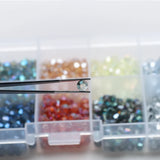 Czech Crystal Glass Bicone Beads Kit for Jewelry Making Crafts