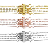 Strong Magnetic Clasps Tubes Lock Layered Bracelet Necklaces