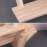Wooden Earring Stand Display Rack Jewelry Holder Tower