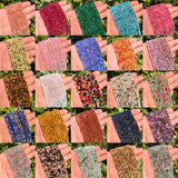 Faceted Agates Crystal Jades Natural Gem Stone Beads