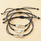 Heart Bracelet Wax Friendship Sister Couple Gift