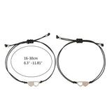 Heart Bracelet Wax Friendship Sister Couple Gift