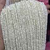 2 3 4MM Pearl Shell Stone Round Beads For Necklace DIY