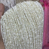 2 3 4MM Pearl Shell Stone Round Beads For Necklace DIY