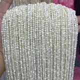 2 3 4MM Pearl Shell Stone Round Beads For Necklace DIY