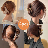 Women Hair Claw Clips Set Large Headwear Girls Crab Hair Clips Hair Accessories