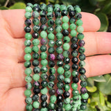 3mm Epidote Zoisite Stone Beads Natural Loose Gems - 15''