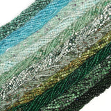 Faceted Natural Epidote Zoisite Africa Turquoises Malachite Beads