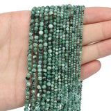 Faceted Natural Epidote Zoisite Africa Turquoises Malachite Beads