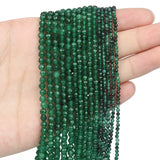 Faceted Natural Epidote Zoisite Africa Turquoises Malachite Beads