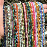 Faceted Small Stone Beads for Jewelry Making