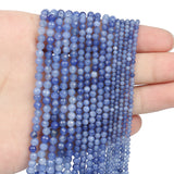 Faceted Aventurine Rondelle Spacer Beads 2/3/4mm Natural Stone Waist Beads