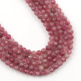 Faceted Natural Pink Tourmaline Waist Spacer Beads for Jewelry Making