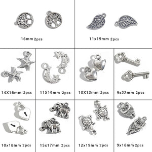 Glass Seed Beads Kit Czech Crystal Craft Beads Charms Tool For DIY Jewelry