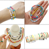 Glass Seed Beads Kit Czech Crystal Craft Beads Charms Tool For DIY Jewelry