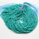 Natural Amazonite Stone Beads Charms Round Spacer Beads for DIY Jewelry Making