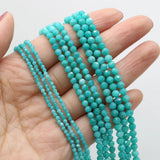 Natural Amazonite Stone Beads Charms Round Spacer Beads for DIY Jewelry Making