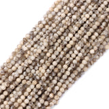 2-4mm Natural Faceted Feldspar Tiny Beads for Jewelry Making DIY Bracelets