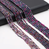 Sapphire Ruby Crystal Stone Beads Charms