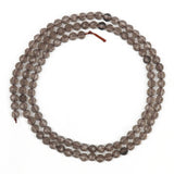 2 3 4mm Smoky Quartz Faceted Loose Beads 15 inches