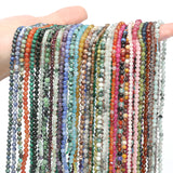 2 3 4mm Smoky Quartz Faceted Loose Beads 15 inches