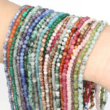 2 3 4mm Smoky Quartz Faceted Loose Beads 15 inches