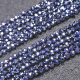 Natural Terahertz Stone Beads 15'' Round Faceted Spacer DIY Loose Beads