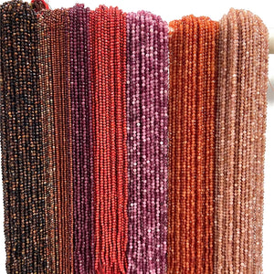3mm Faceted Quartz Stone Beads for Jewelry Making DIY