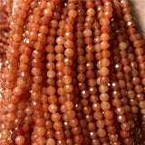 3mm Faceted Quartz Stone Beads for Jewelry Making DIY