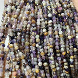 3mm Faceted Quartz Stone Beads for Jewelry Making DIY