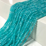 Sky River Beads Small Faceted Amazonite Stone Strand Loose Beads