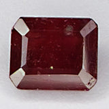 2.30ct Natural Ruby Emerald Cut Gemstone