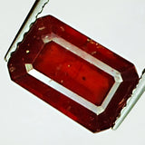 2.30ct Ruby Emerald Cut Gemstone 8.9x5.8mm