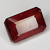2.35ct Emerald Cut Ruby 8.5x5.5mm
