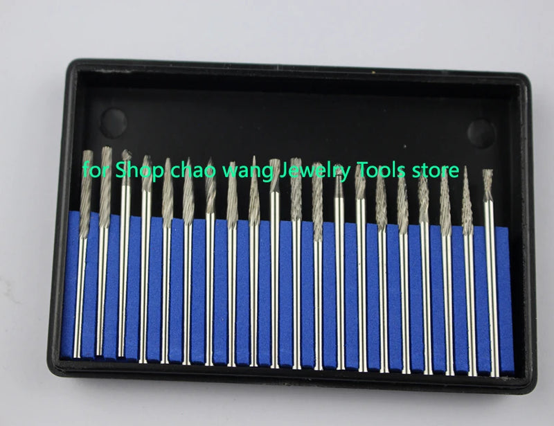 20PCS Carbide Tungsten Rotary Jewelry Polishing Kits
