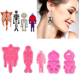 Skull Silicone Molds for DIY Jewelry Pendant Making
