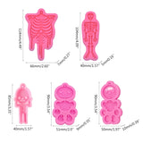 Skull Silicone Molds for DIY Jewelry Pendant Making