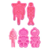 Skull Silicone Molds for DIY Jewelry Pendant Making
