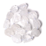 Natural Clear Quartz Beads Raw Minerals Crystal Nugget Stone Beads