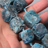 Natural Apatite Nugget Beads Unpolished Gem Stone 7-8pcs