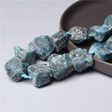 Natural Apatite Nugget Beads Unpolished Gem Stone 7-8pcs
