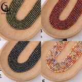 Faceted Natural Zircon Beads Orange Loose Gemstone Rondelle Beads